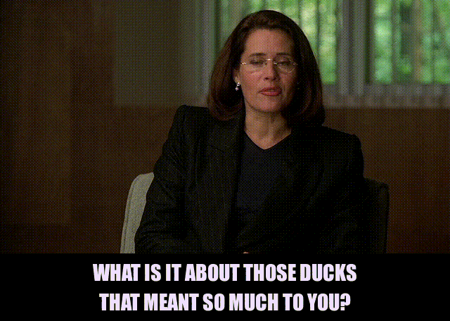 Lorraine Bracco and James Gandolfini in The Sopranos (1999), Wistful and Concerned reaction animated GIF