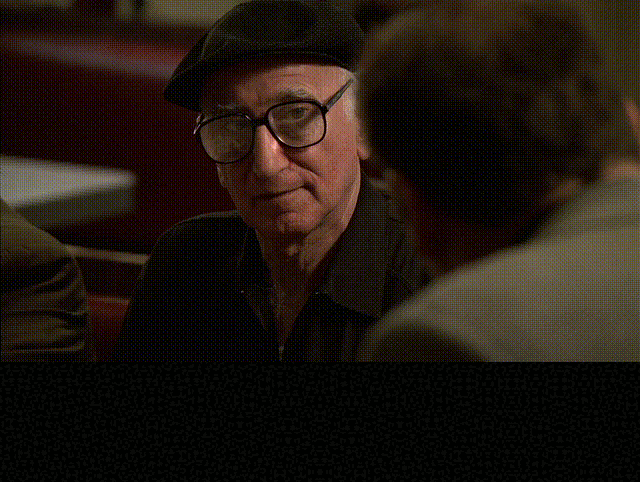 Dominic Chianese in The Sopranos (1999), Accusatory and Bitter reaction animated GIF