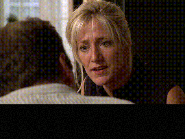 James Gandolfini in The Sopranos (1999), Defensive and Frustrated reaction animated GIF