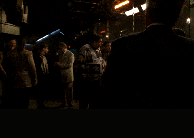 Tony Sirico in The Sopranos (1999), captioned "What do you hear? What do you say?", Triumphant and Exuberant reaction animated GIF