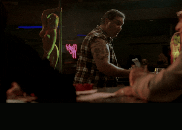 Frank Santorelli in The Sopranos (1999), captioned "That's why you gotta live for today.", Casual and Upbeat reaction animated GIF