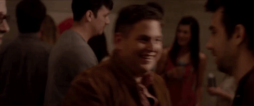 Jonah Hill in This Is the End (2013), Amused and Sarcastic reaction animated GIF