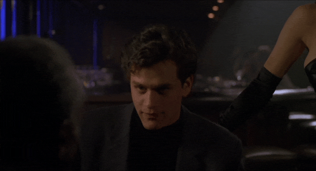 Tom Everett Scott in That Thing You Do! (1996), Charming and Amused reaction animated GIF