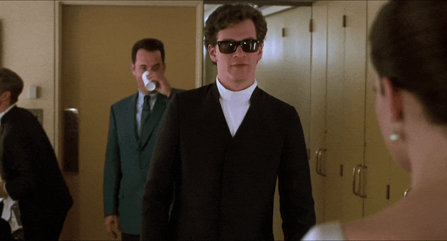 Tom Everett Scott in That Thing You Do! (1996), Cool and Confident reaction animated GIF