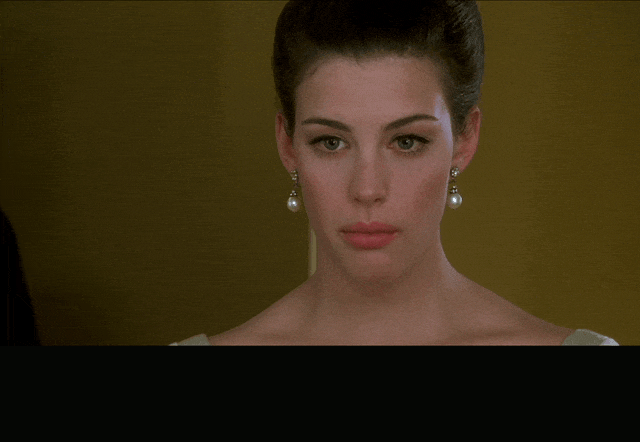 Liv Tyler in That Thing You Do! (1996), captioned "I have wasted thousands and thousands of kisses on you.", Hurt and Heartbroken reaction animated GIF