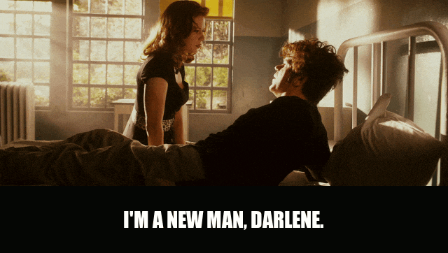 John C. Reilly in Walk Hard (2007), captioned "I'm a new man, Darlene.", Earnest and Hopeful reaction animated GIF