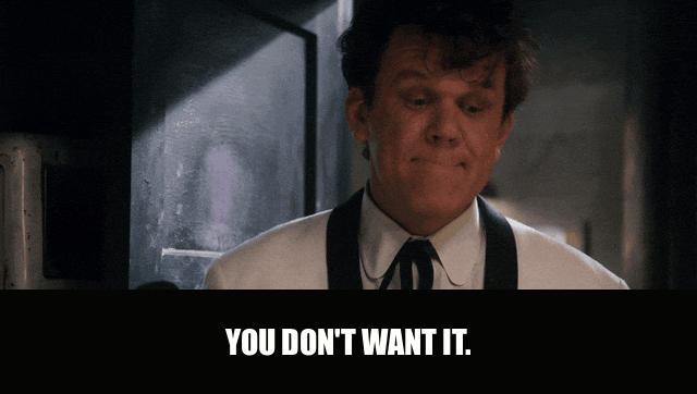 Tim Meadows in Walk Hard (2007), captioned "You don't want it.", Deadpan and Dismissive reaction animated GIF
